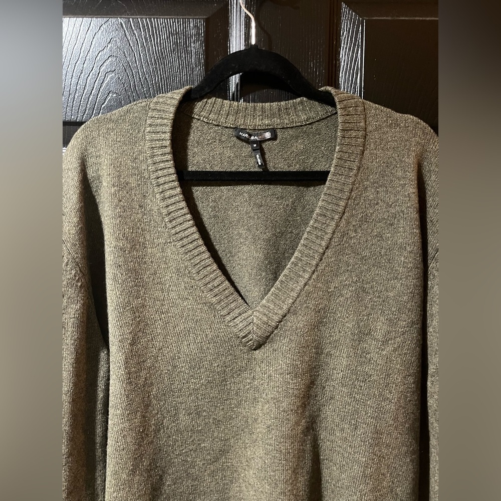 Marissa Webb Cashmere Blend V Neck Sweater - Picture 2 of 7